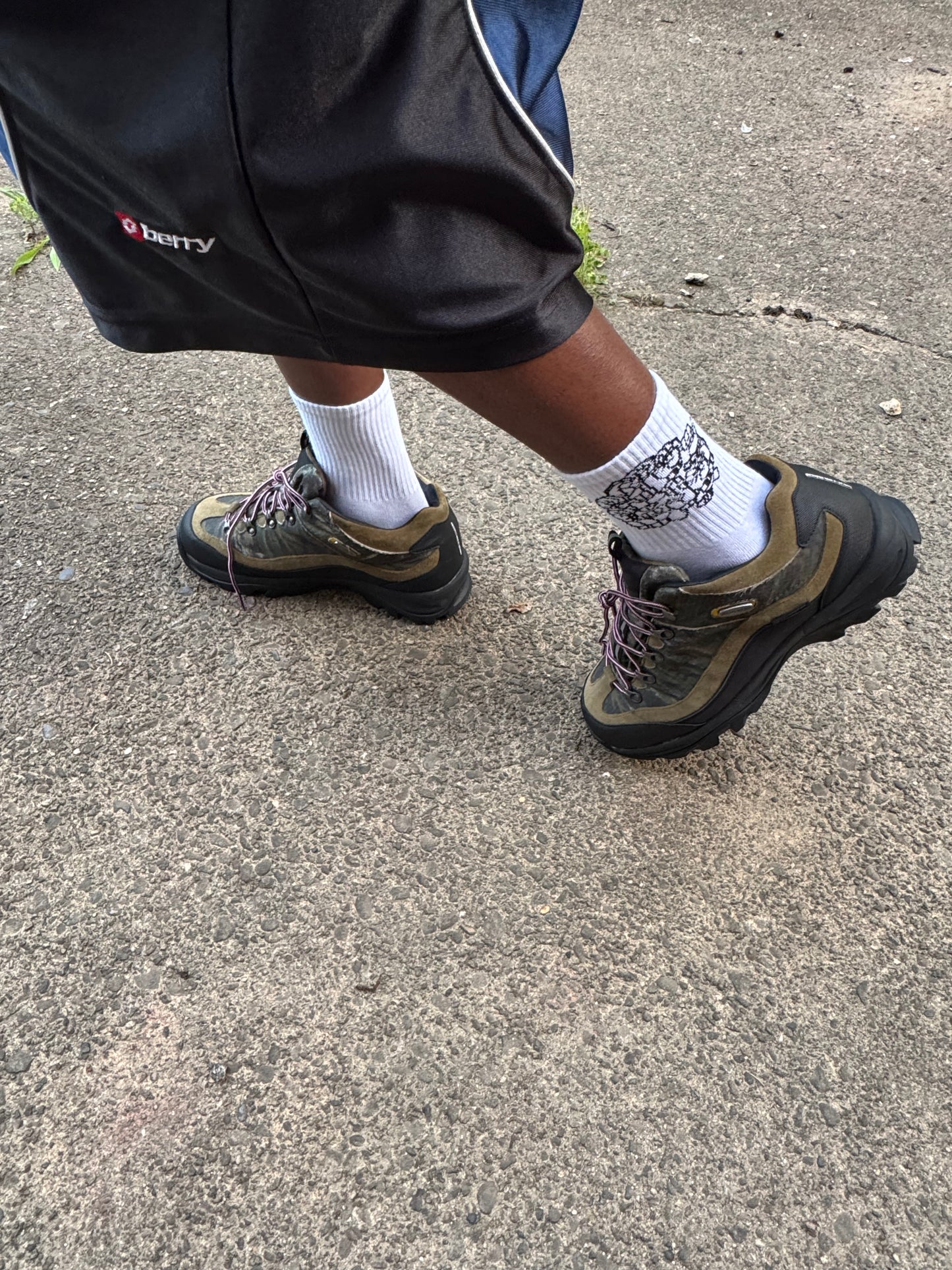 Scrambled ASL 3-pack socks